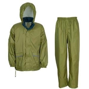 【新品・5営業日で発送】kajimeku(カジメイク) アドベントレインスーツ 3L 7540 グリーン(56) (1021687)