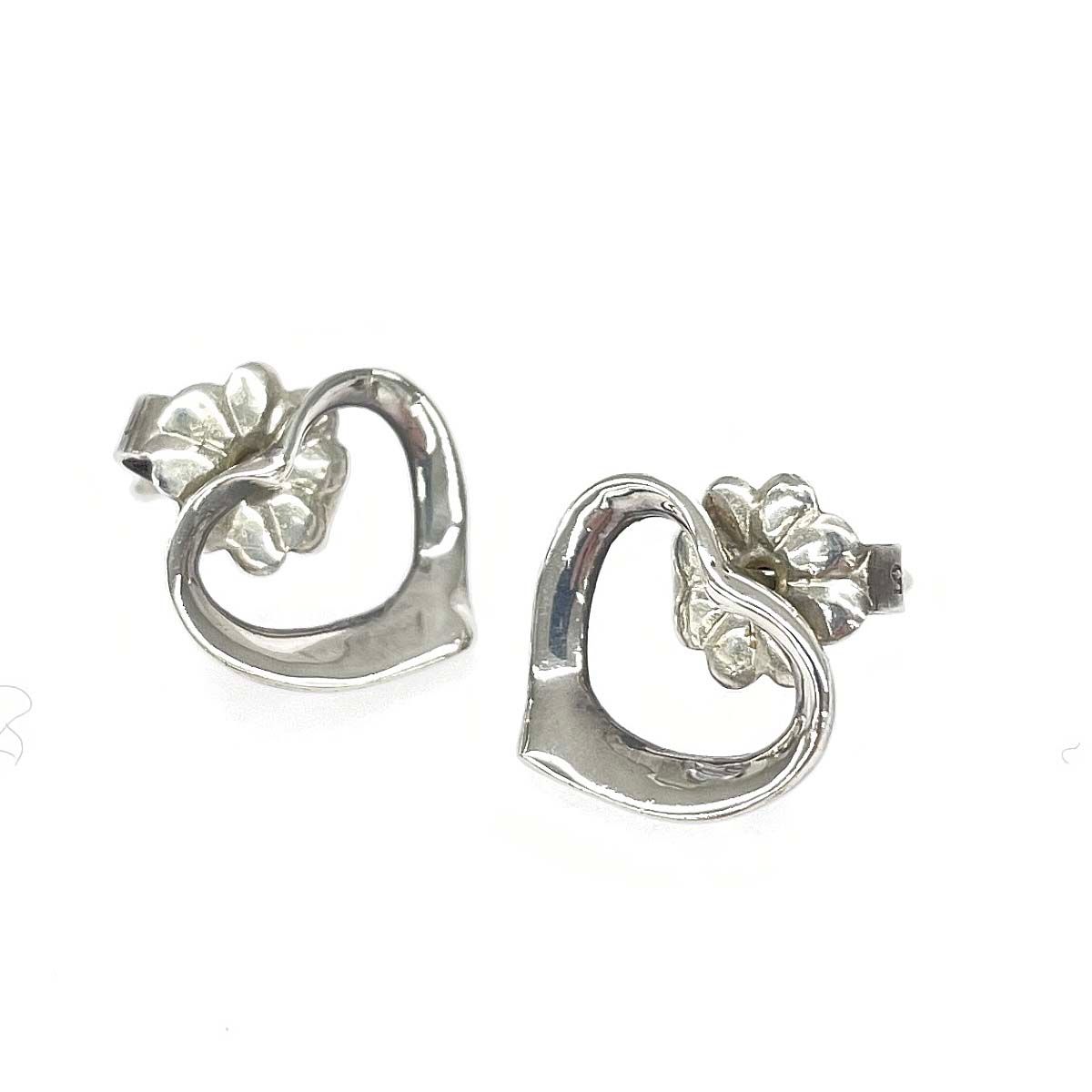 TIFFANY&Co. ティファニー SVピアス/オープンハート エルサペレッティ