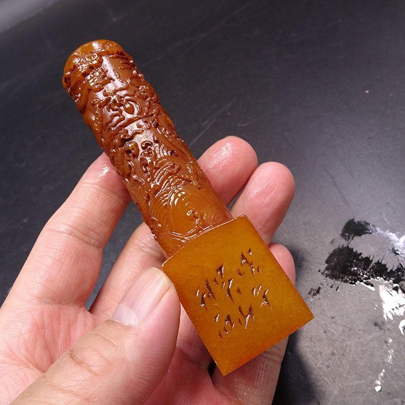 印材  寿山石彫竜紋印章  書道具 文房具 工芸品美術品 置物 印材 寿山石彫竜紋印章 書道具 文房具 工芸品美術品 置物 - メルカリ