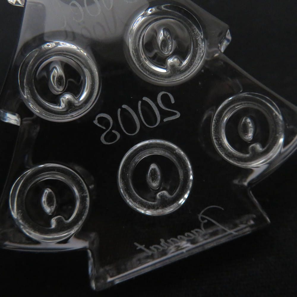 Baccarat　バカラ　クリスマス　オーナメント　2008年 Baccarat バカラ クリスマス オーナメント 2008 aq8230 - メルカリ