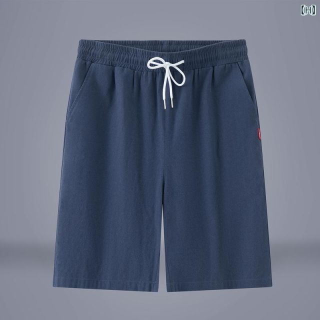 種類12：4XL/C：レッド メンズ ファッション 服 男性用 オシャレ シンプル 大人 かっこいい 大きいサイズ ストリート 紳士服 パジャマ パンツ 夏 綿 薄手 ハーフ ホーム ワインレッドシャツ メンズ コーデ 春&frasl;夏&frasl;秋&frasl;冬40代50代30代に
