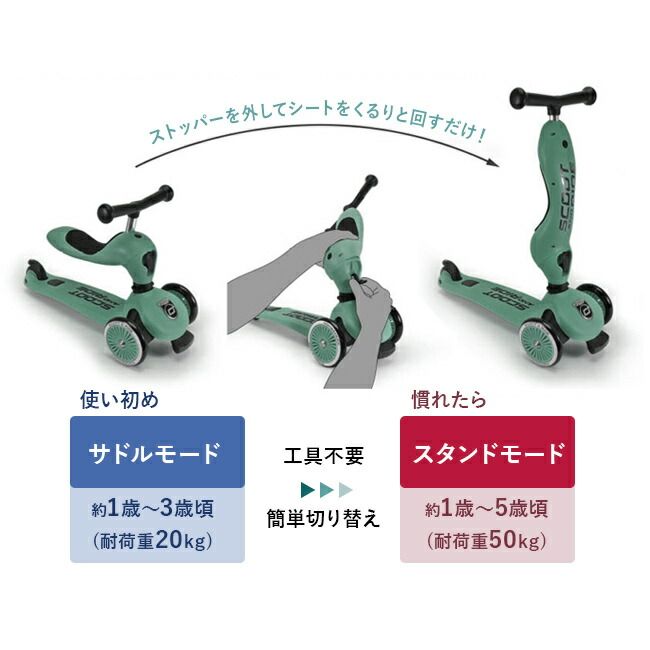 Buy Scoot Ride Highway Kick Push Go With Parent Handle Kidly by UK