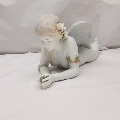 23k-129h Lladro リヤドロ 08438 「優美な天使」 フィギュリン 女性 天使 裸像 陶器 置物 - メルカリ