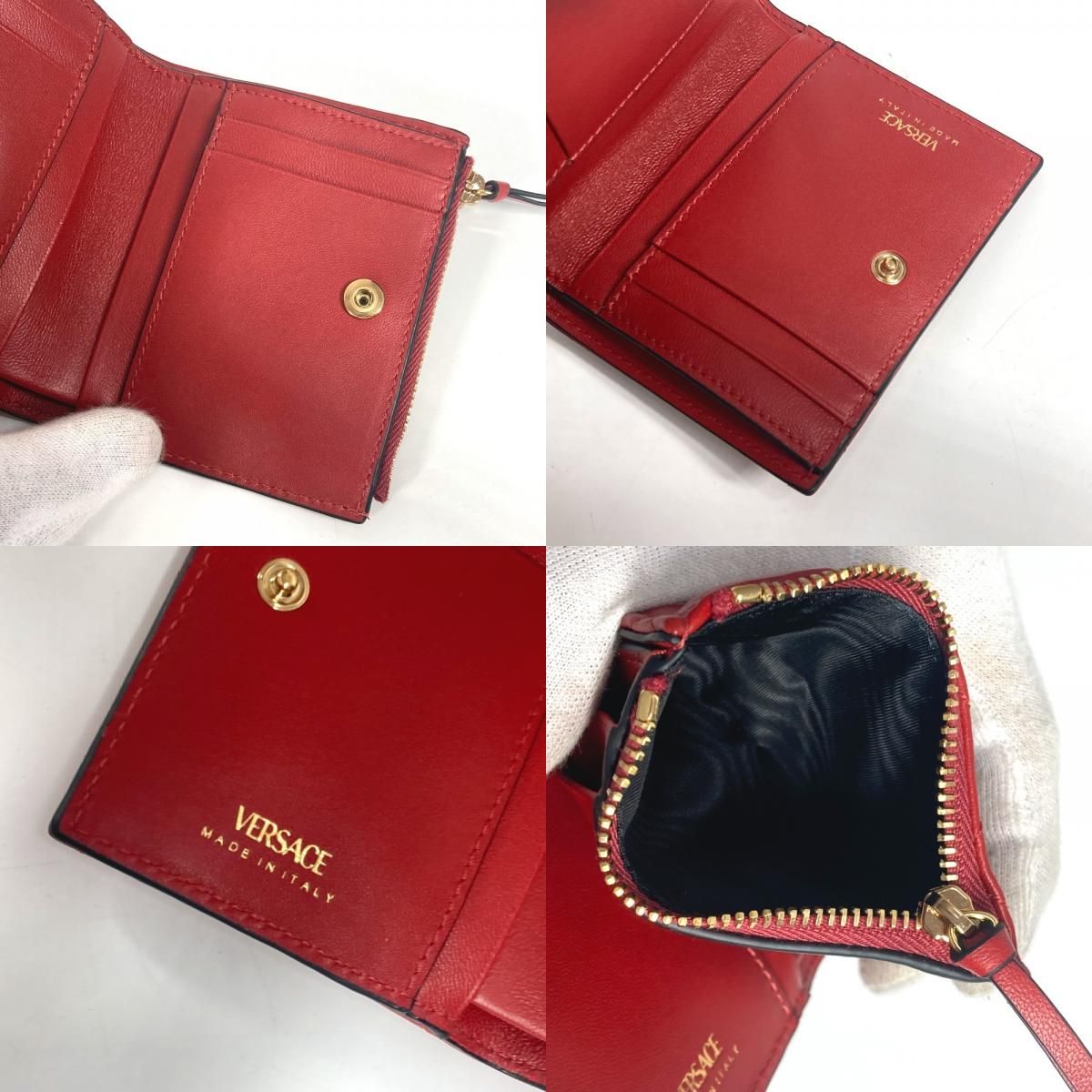 VERSACE ヴェルサーチ 2つ折り財布 メデューサ ロゴ