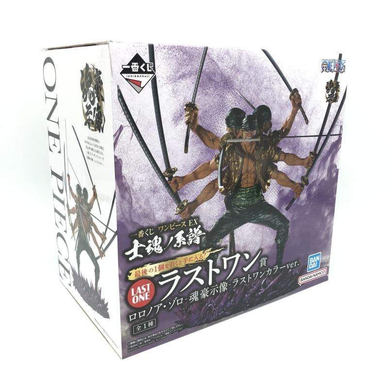 バンダイ 一番くじ ラストワン賞 ロロノア ゾロ ラストワン Ver. 魂豪示像|ワンピース EX 士魂ノ系譜 6