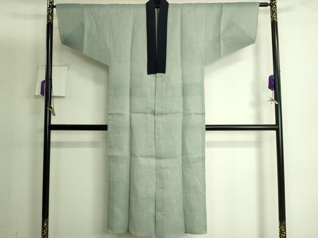 平和屋着物 夏物 男性 長襦袢 岩井茶色地 麻 DZAA9797kh5
