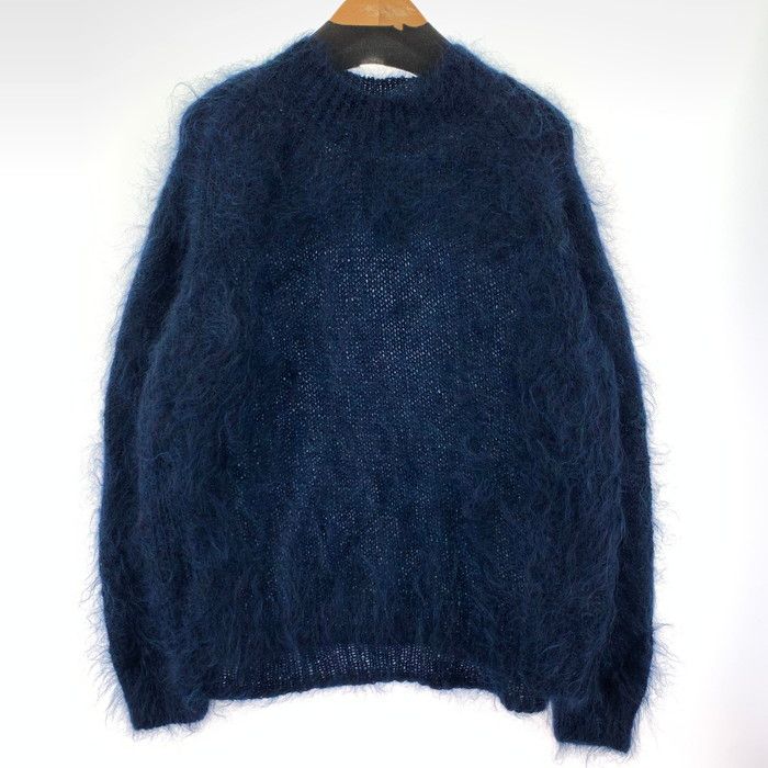 【中古品】FUMITO GANRYU FU10-KN-01 MOHAIR KNIT モヘアニット セーター トップス ブランド 古着 サイズ：2 カラー：ブルー メンズ 【140-240909-gm-7-fuz】