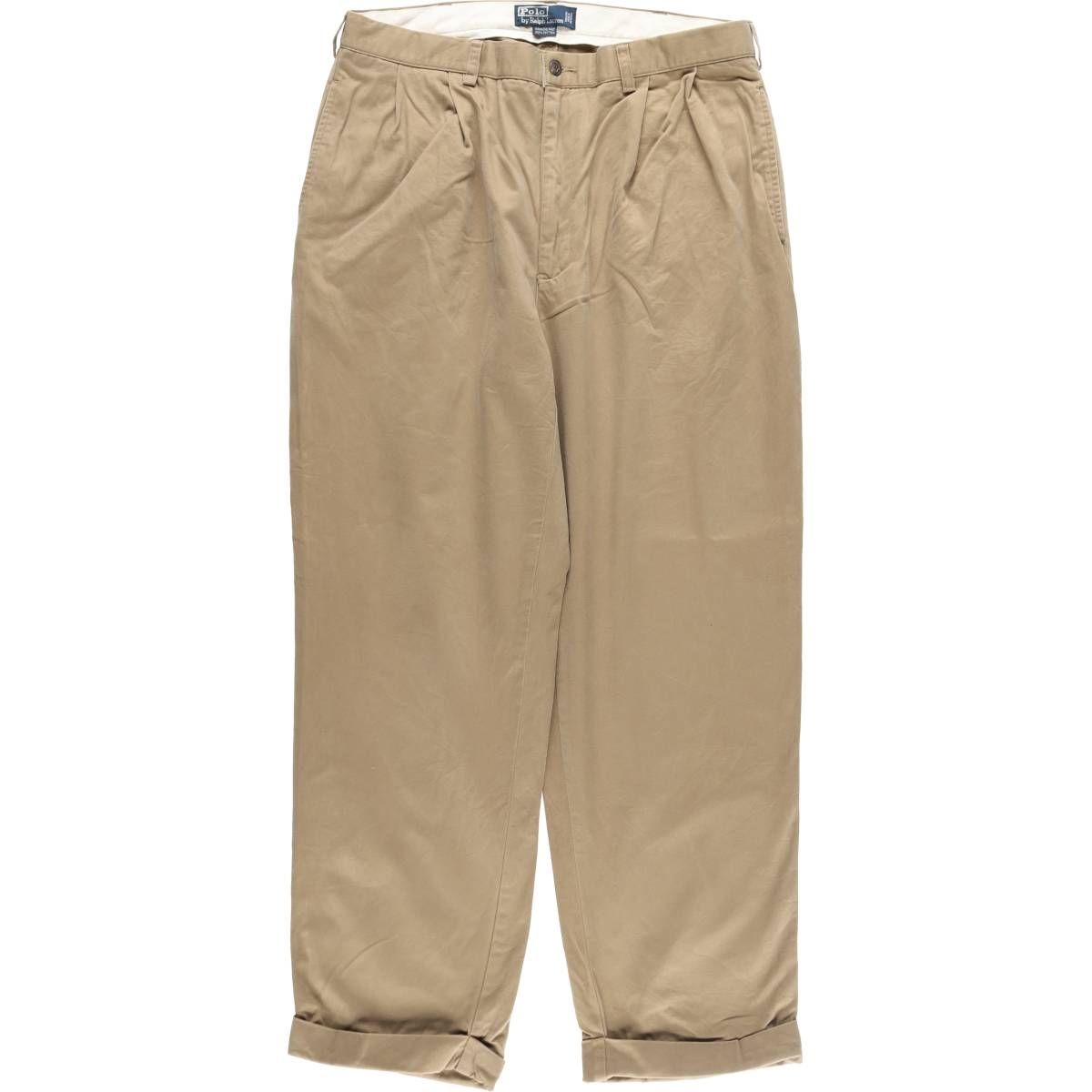 古着 ラルフローレン Ralph Lauren POLO by Ralph Lauren HAMMOND PANT ツータック チノパンツ メンズw36相当/eaa513331