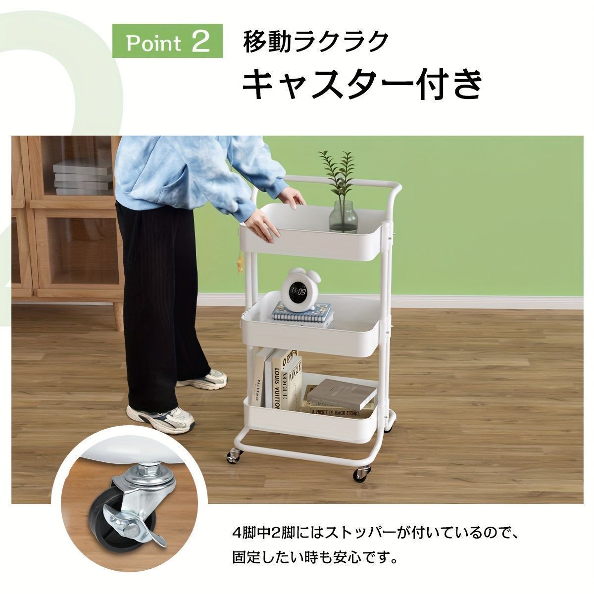 英国アンティーク木製ドロップリーフトロリーテーブル/収納式ワゴン机(84-102 英国アンティーク木製ドロップリーフトロリーテーブル/収納式