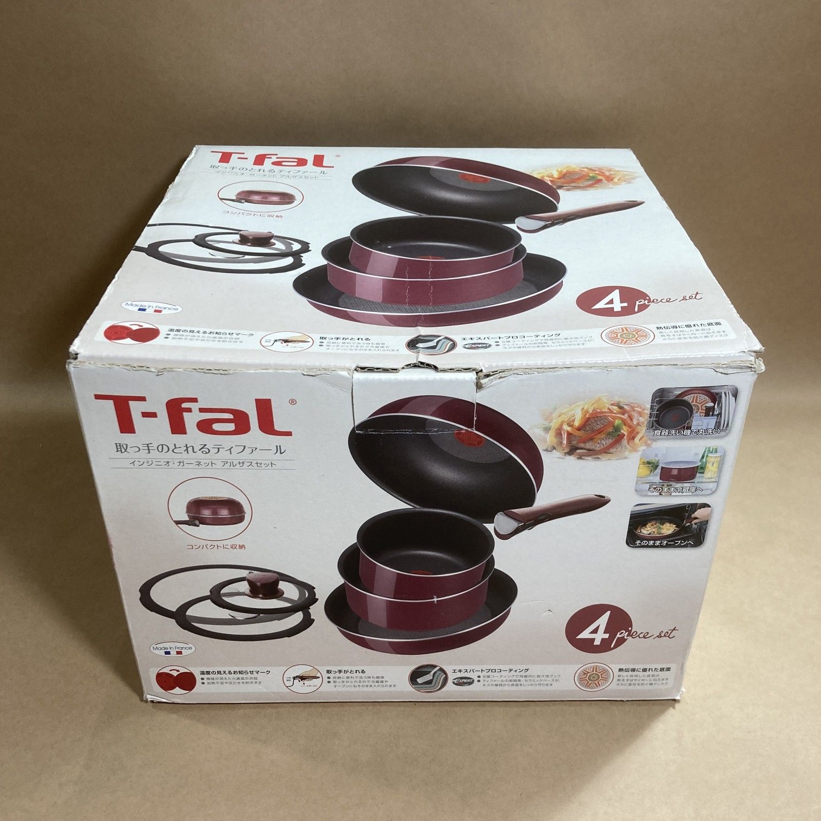 ☆ T-fal ティファール インジニオ ガーネット アルザスセット L75193 