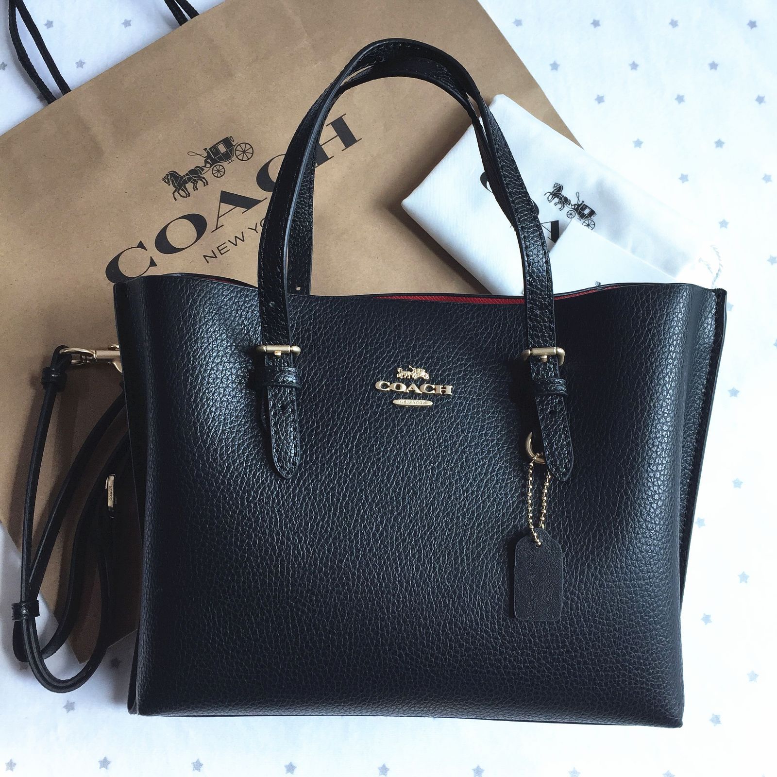 セール中】COACH コーチバッグ C4084 ブラック ハンドバッグ 