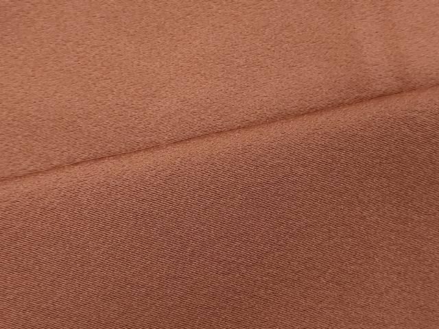 平和屋着物□上質な色無地 土器色 正絹 逸品 未使用 CAAV6043oy 平和