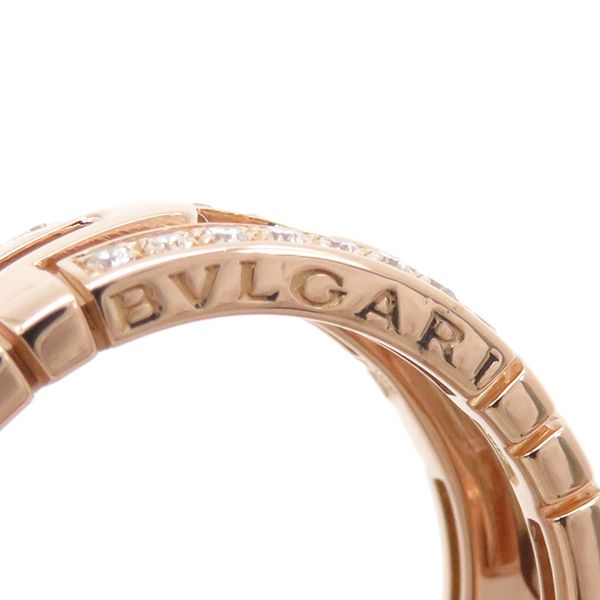 ブルガリ BVLGARI リング 指輪 オープンパレンテシ ダイヤリング