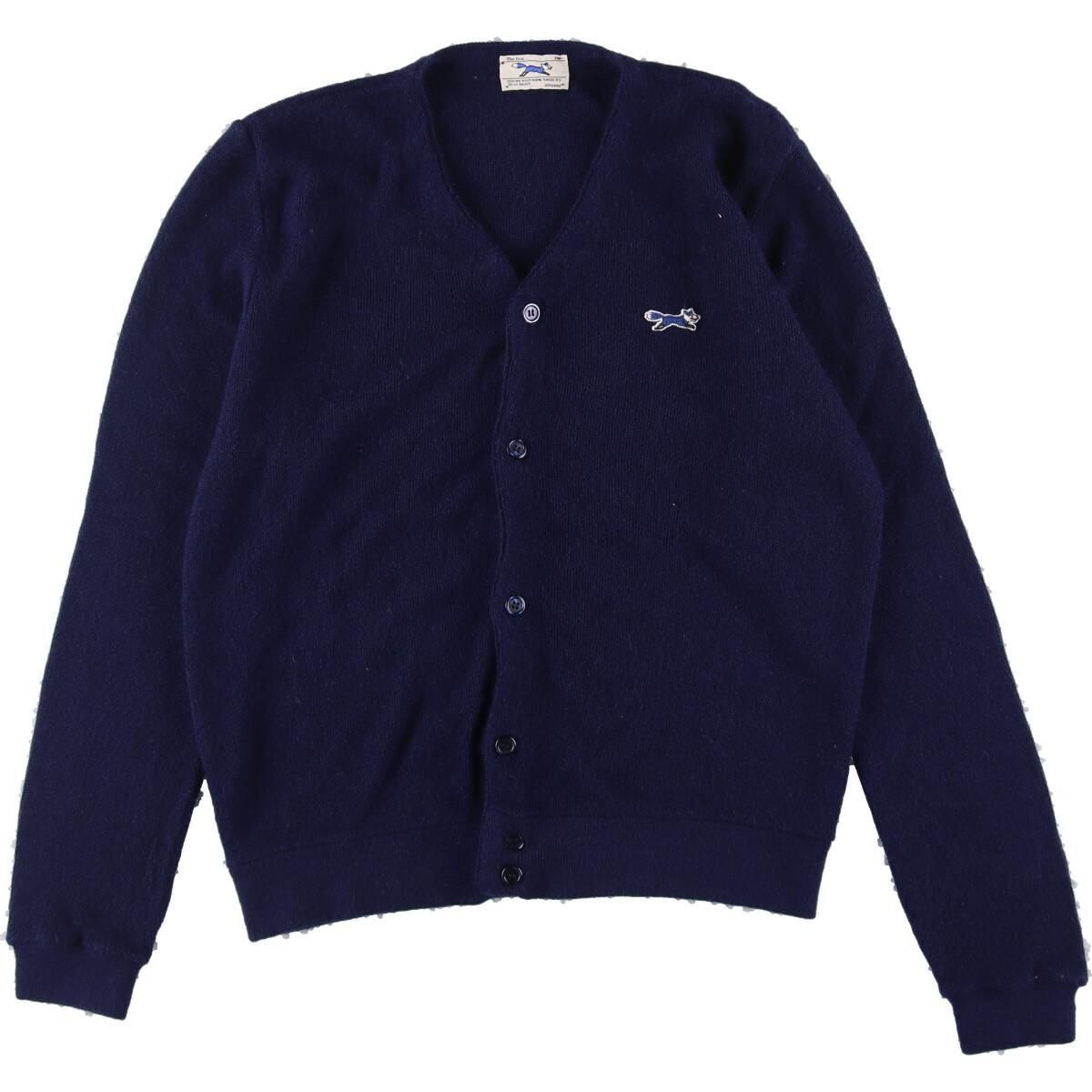 JCPenny ジェイシーペニー スウェットカーディガン ネイビー 古着 80 