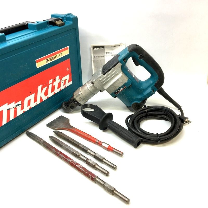 makita マキタ 電動ハンマ HM0830 六角シャンク17mm コード式 100V ハツリ 破砕 ハンマ ハンマー 電動工具 △ DW3504