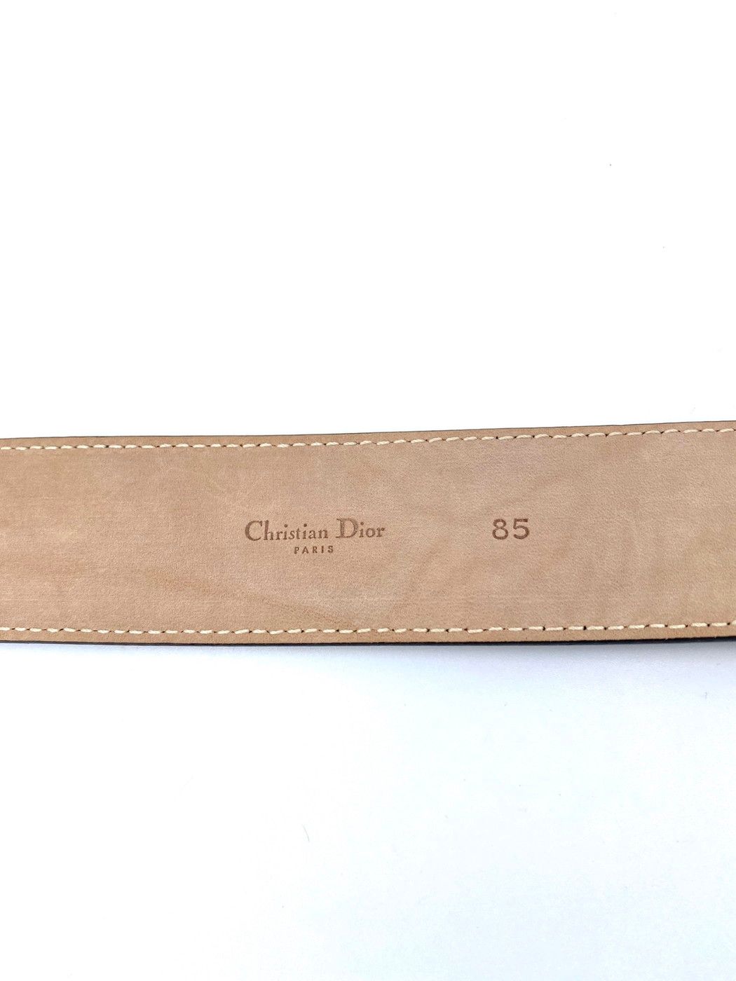 Dior ディオール Dロゴ バックル レザー ベルト タグ付き 未使用