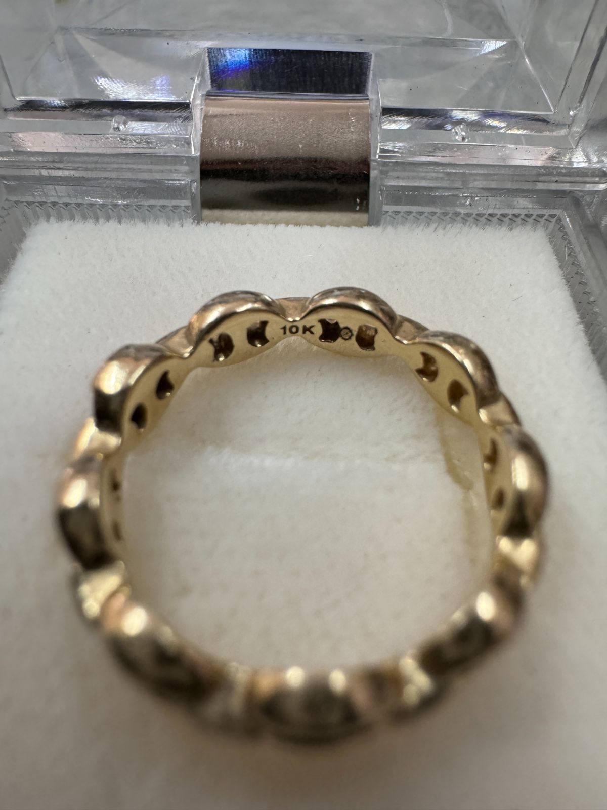 AVALANCHE アヴァランチ 10K ゴールド バンブー リング 9号 AVALANCHE