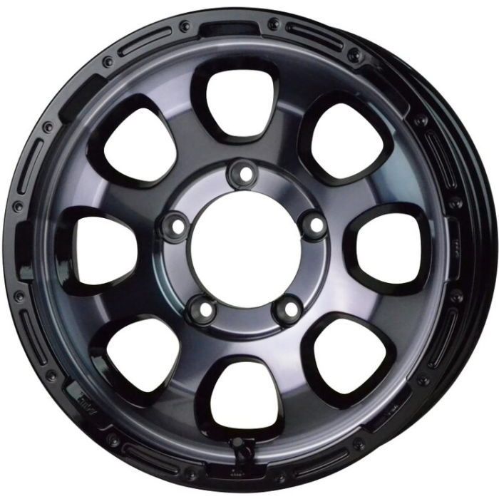 ホイール4本セット MAD CROSS GRACE ブラッククリア 16インチ 5.5J 20 5H-139.7