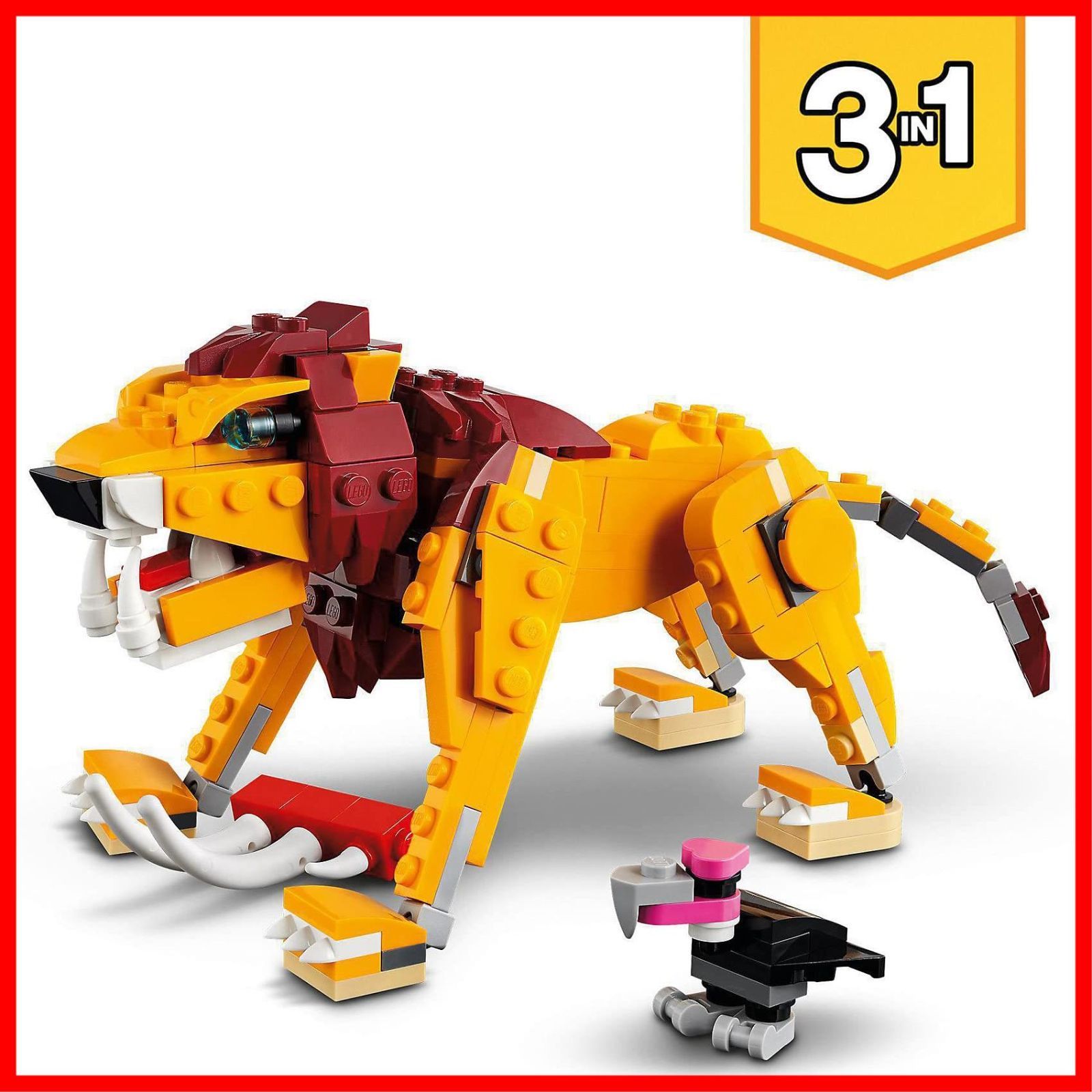 レゴ(LEGO) クリエイター ワイルドライオン 31112 おもちゃ ブロック