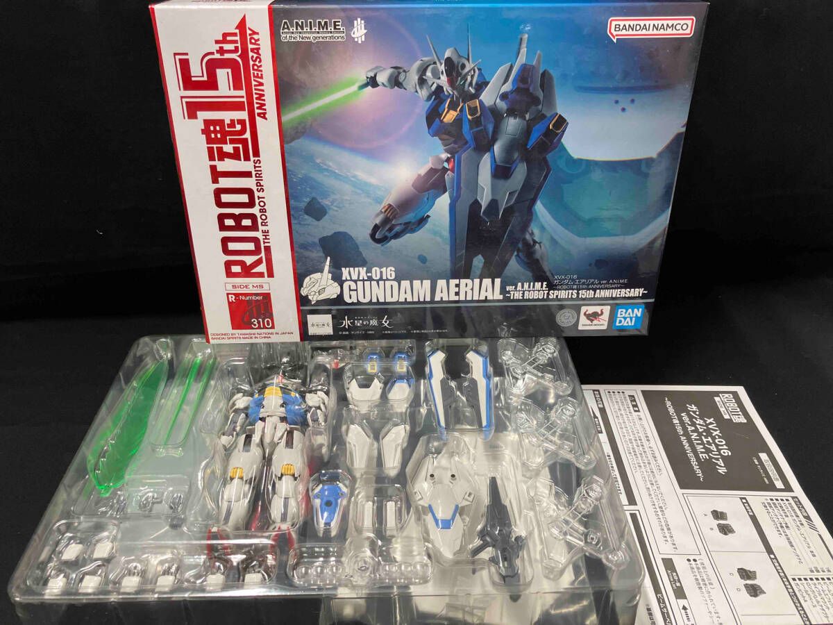 フィギュア ROBOT魂 u003cSIDE MSu003e XVX-016 ガンダム･エアリアル ver. A.N.I.M.E. ~ROBOT魂15th ANNIVERSARY~ 機動戦士ガンダム 水星の魔女