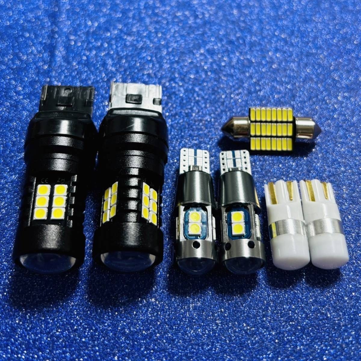 鬼爆光！L880K コペン T10 LED ルームランプセット ポジション ナンバー灯 バックランプ 7個セット ホワイト ダイハツ カスタム パーツ 車検対応