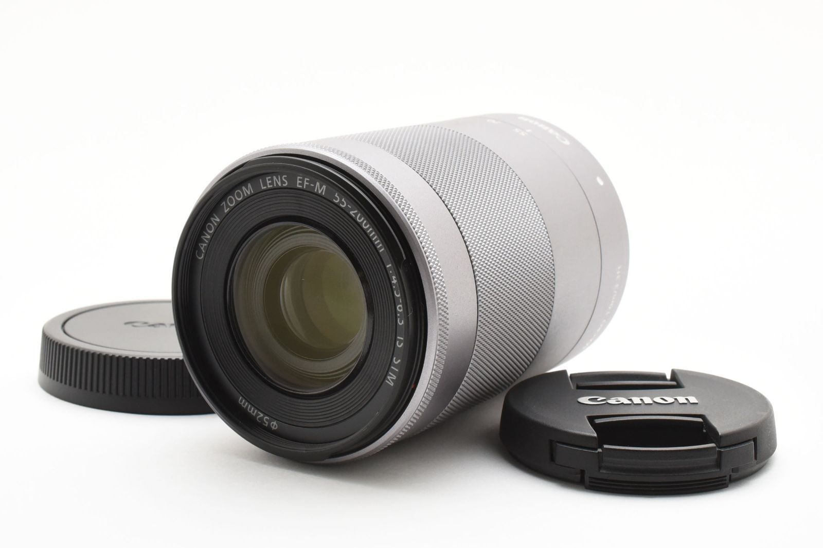 極上品 Canon EF-M 55-200mm f4.5-6.3 IS STM シルバー No8 極上品 Canon EF-M 55-200mm f4.5-6.3 IS STM シルバー No8