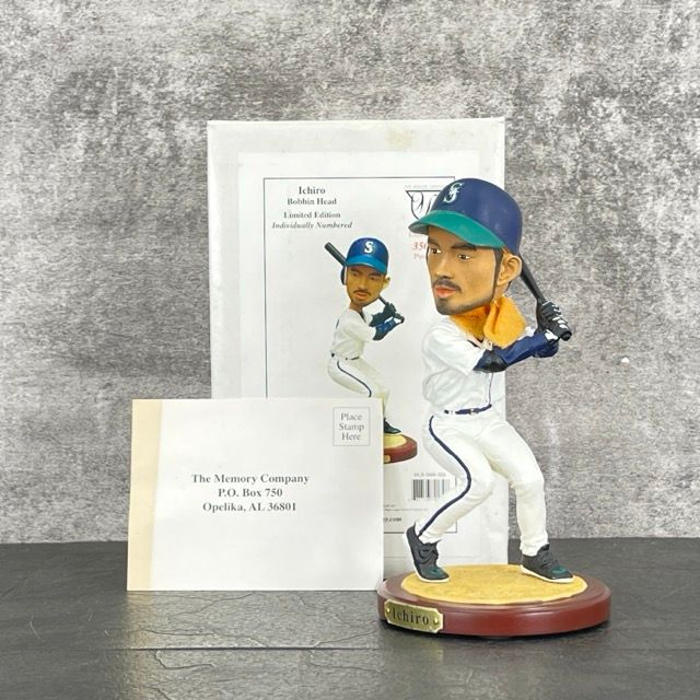 イチロー選手 ボブルヘッド 3500体 フィギュア 高さ約19cm Ichiro BobbinHead LimitedEdition |512892