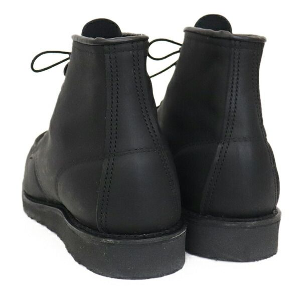 REDWING 6' CLASSIC MOC 8074(D)(7(25.0cm) BLACK HARNESS): Red