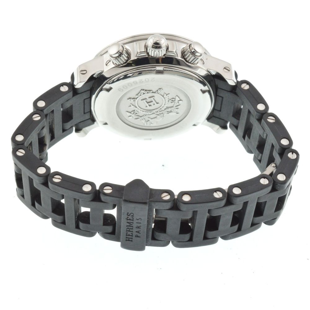 値下 エルメス HERMES CL2.315 クリッパー ダイバー クロノ