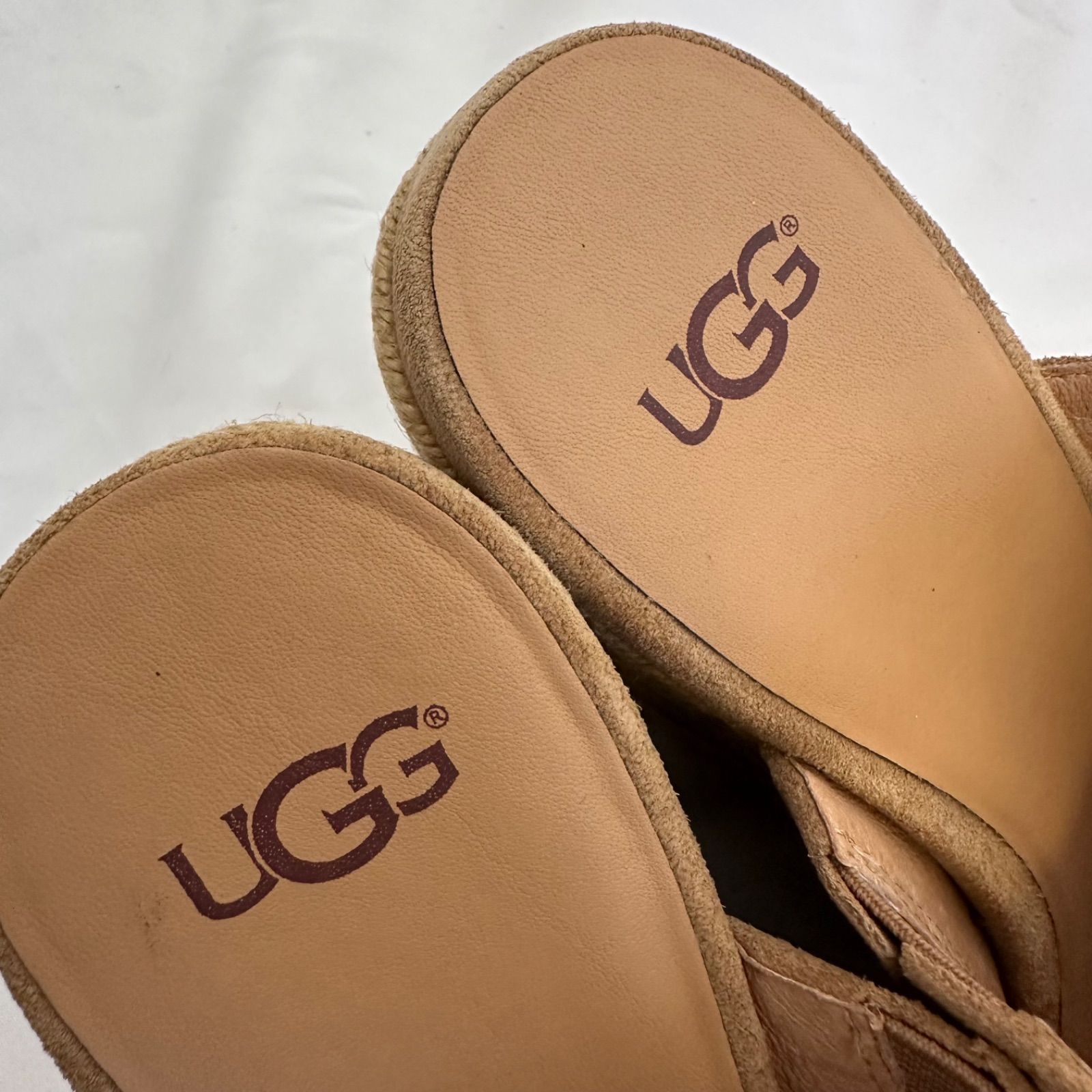 z1396 【美品】UGGアグ ウェッジソールサンダル靴シューズ