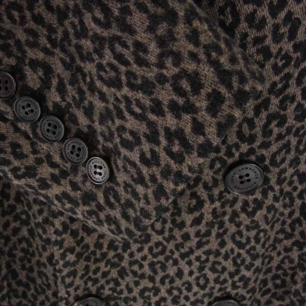 JOHN LAWRENCE SULLIVAN レオパードコート ジョンローレンスサリバン19aw レオパード コート