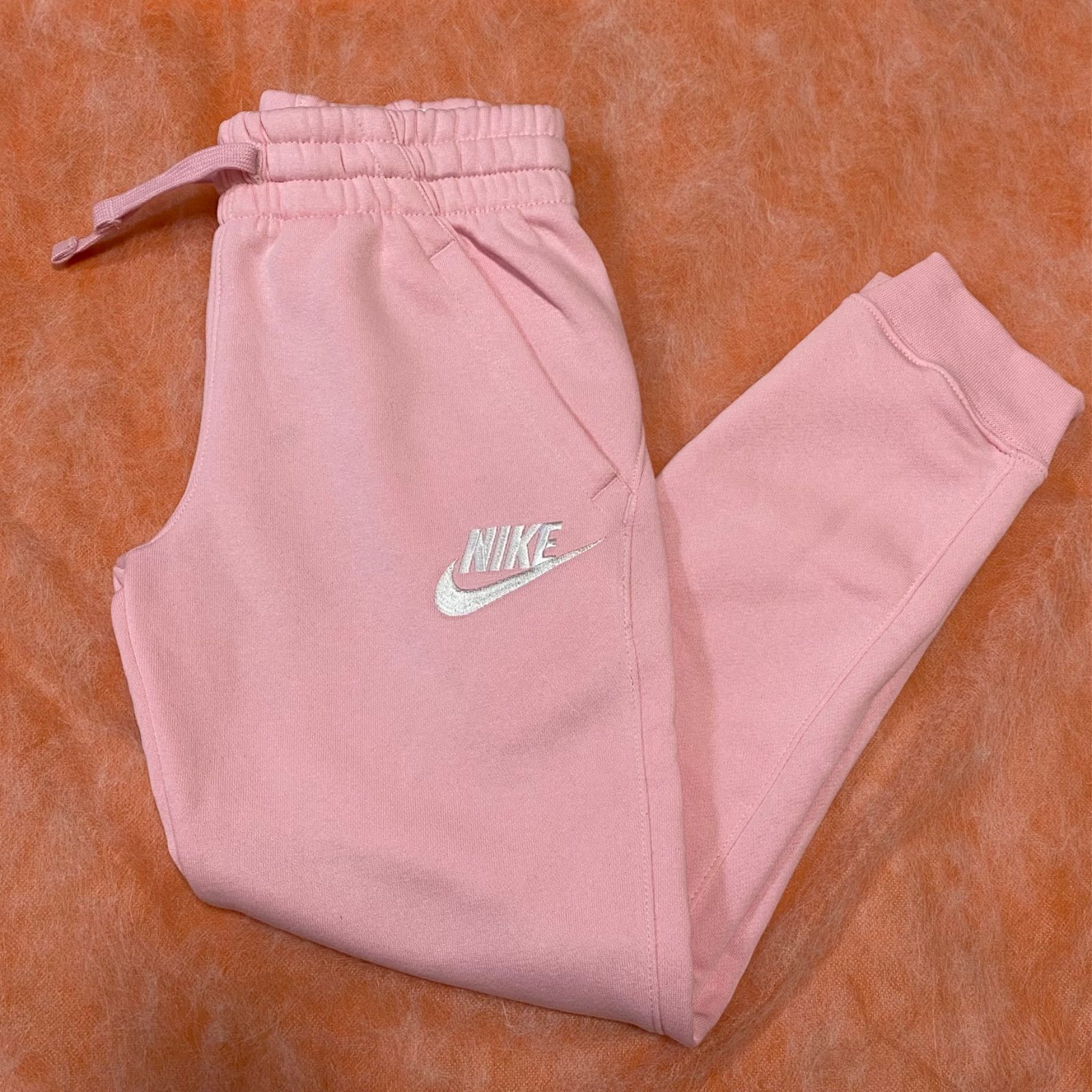 NIKE ナイキ ピンク スウェット セットアップ フード付き パーカー
