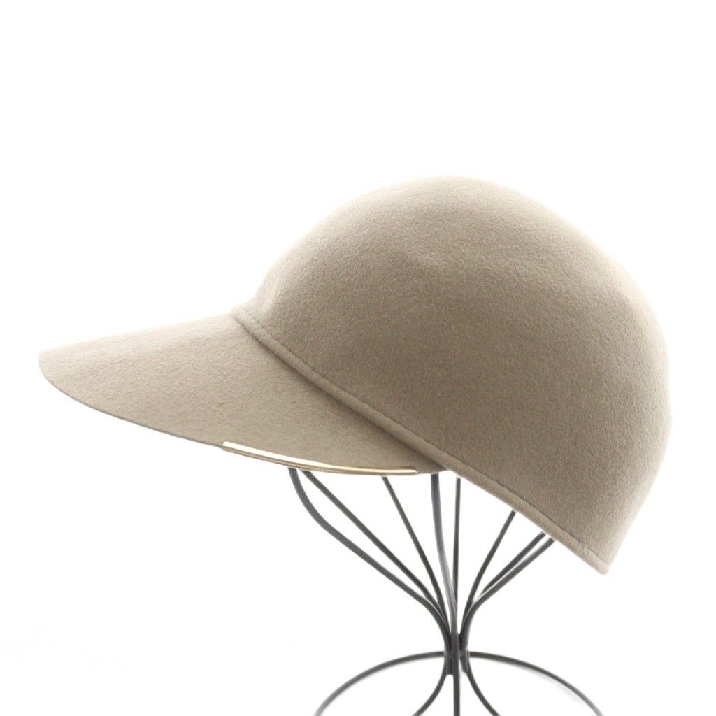 エントワフェイン ENTWURFFEIN フェルトキャップ 帽子 ウール ベージュ EE02-107 |AN40 GY52
