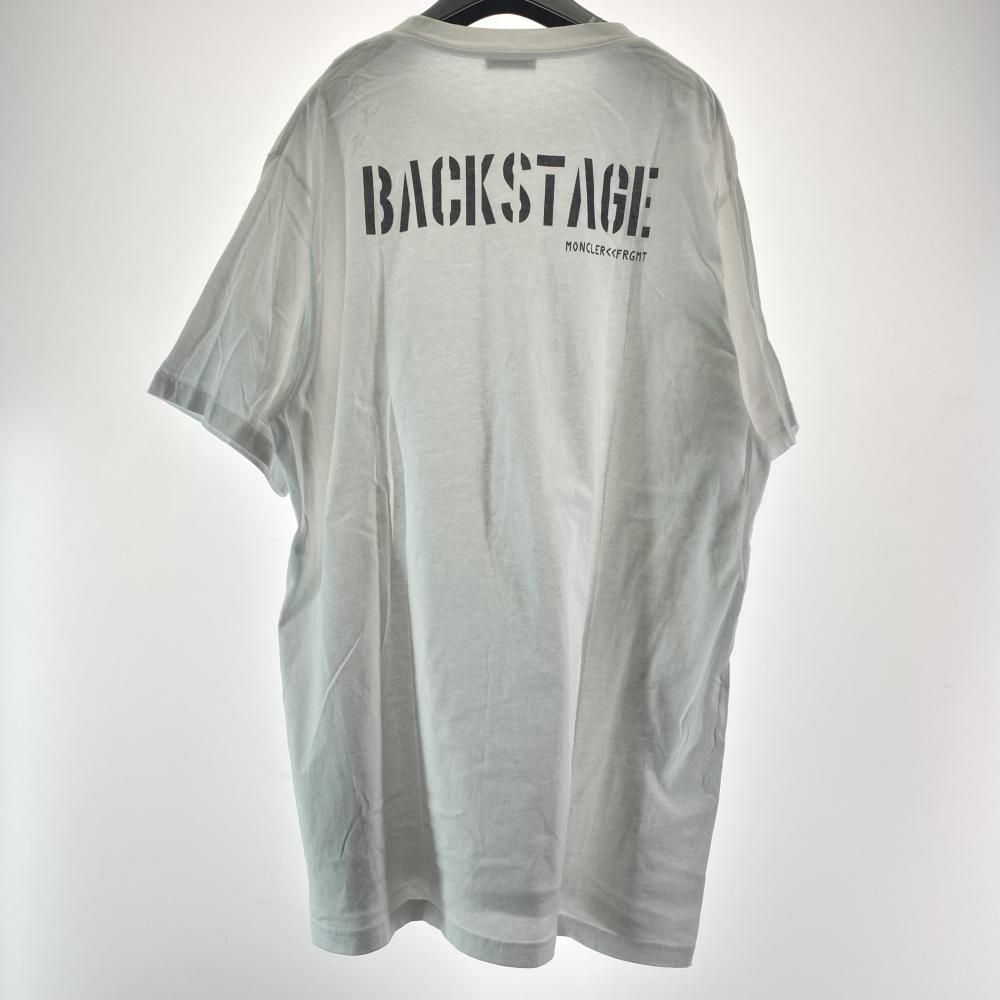 MONCLER×FRAGMENT BACKSTAGE Tee サイズXXL ホワイト モンクレール×フラグメント バックステージ Tシャツ 17