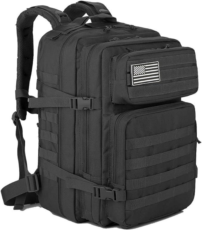 [CampFENSE] 42L ミリタリーバッグ タクティカルバックパック Molle アーミーアサルトパック 3日間のバグアウトバッグ ハイキングリュックサック ミリタリー リュック 登山 キャンプ ハンティン