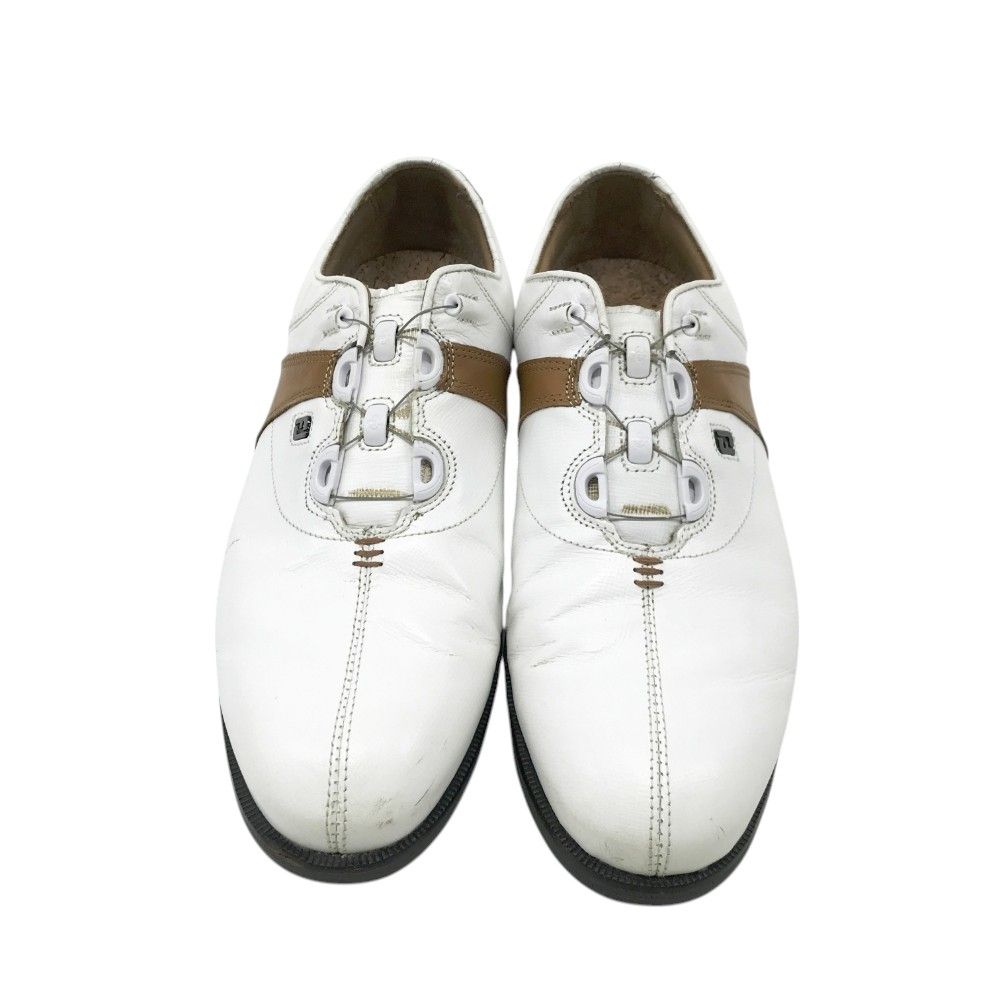 FOOT JOY フットジョイ ICON BLACK BOA/52032J ゴルフシューズ  ホワイト系 25 1/2 [240101468336] ゴルフウェア メンズ ストスト FOOT JOY フットジョイ ICON BLACK BOA/52032J ゴルフシューズ