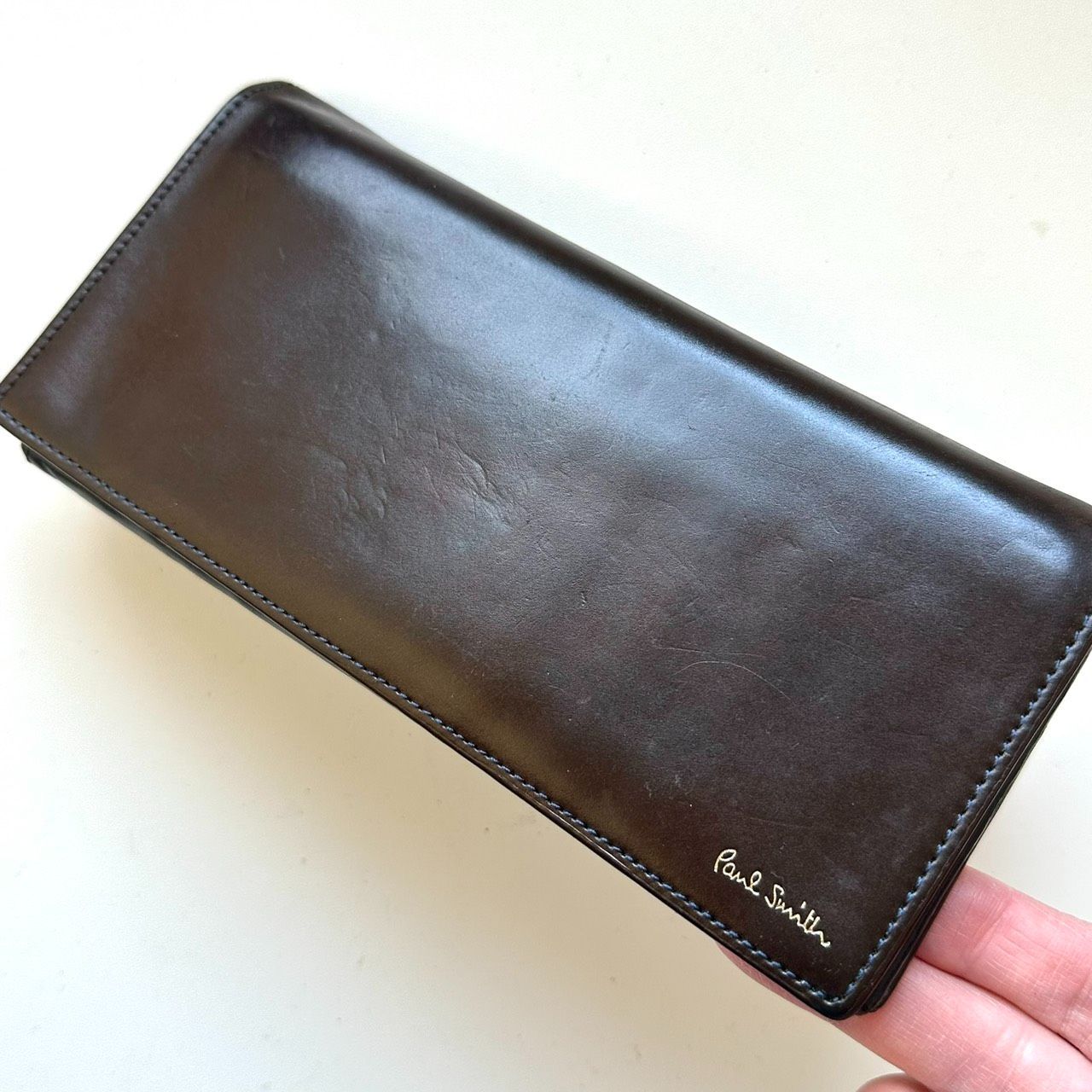 ポールスミス Paul Smith 長財布 コードバン ダークブラウン - Mercari
