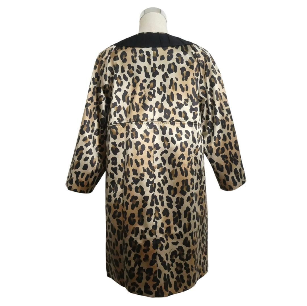 美品】ADORE レオパード コート シルク100% 日本製