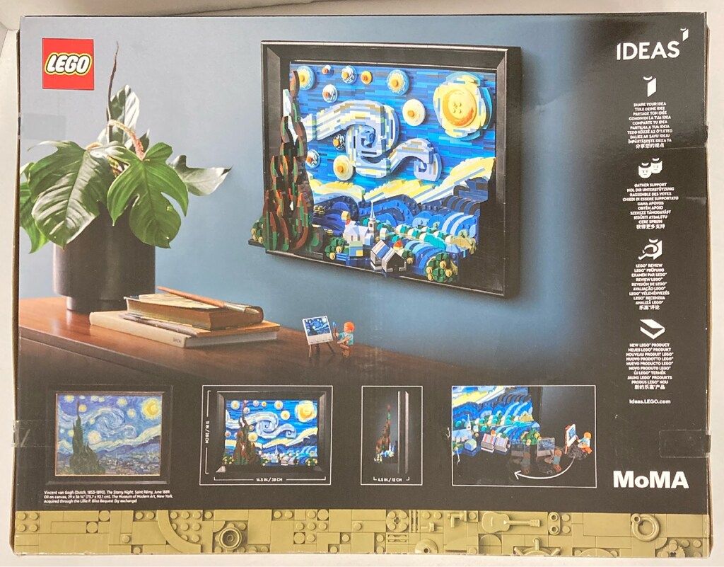 LEGO 041 IDEAS THE STARRY NIGHT 星月夜 21333