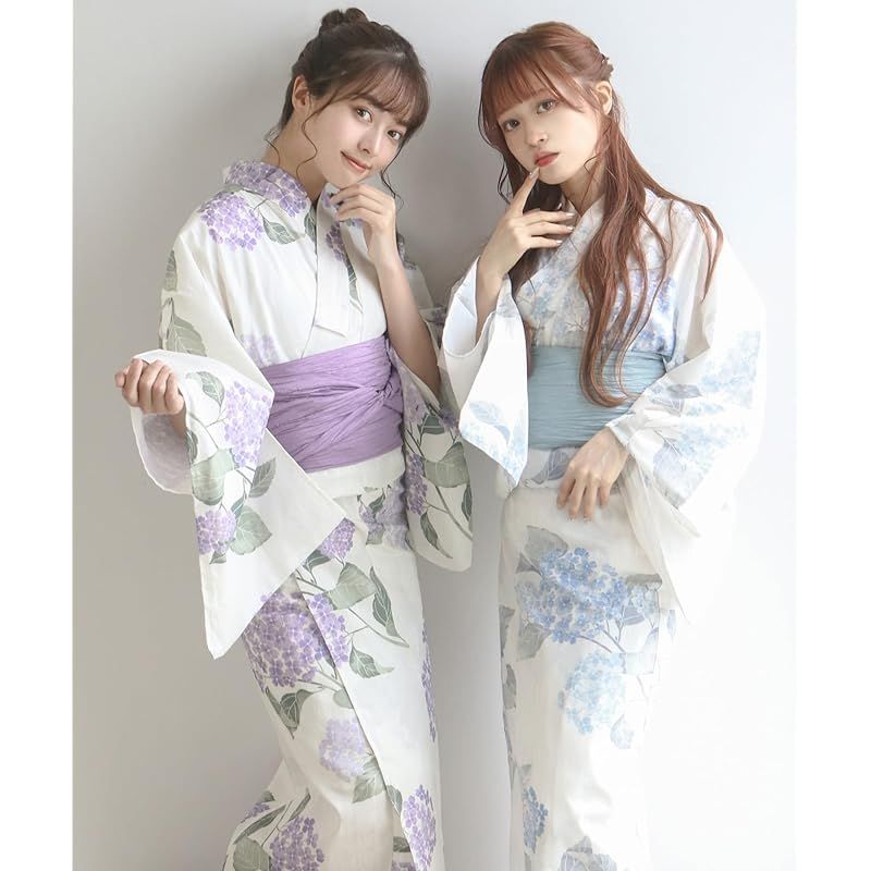 KYOETSU] [キョウエツ] 浴衣セット 変わり織 生成り 6点セット(浴衣