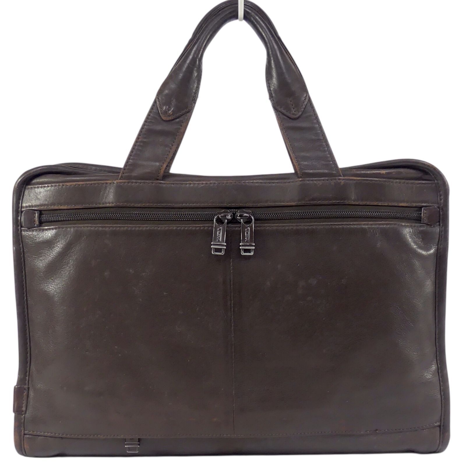 美品 TUMI トゥミ レザー ブリーフケース 黒 A4 ビジネスバッグ 本革 TUMI トゥミ ビジネスバッグ 本革 ブリーフケース レザー メンズ