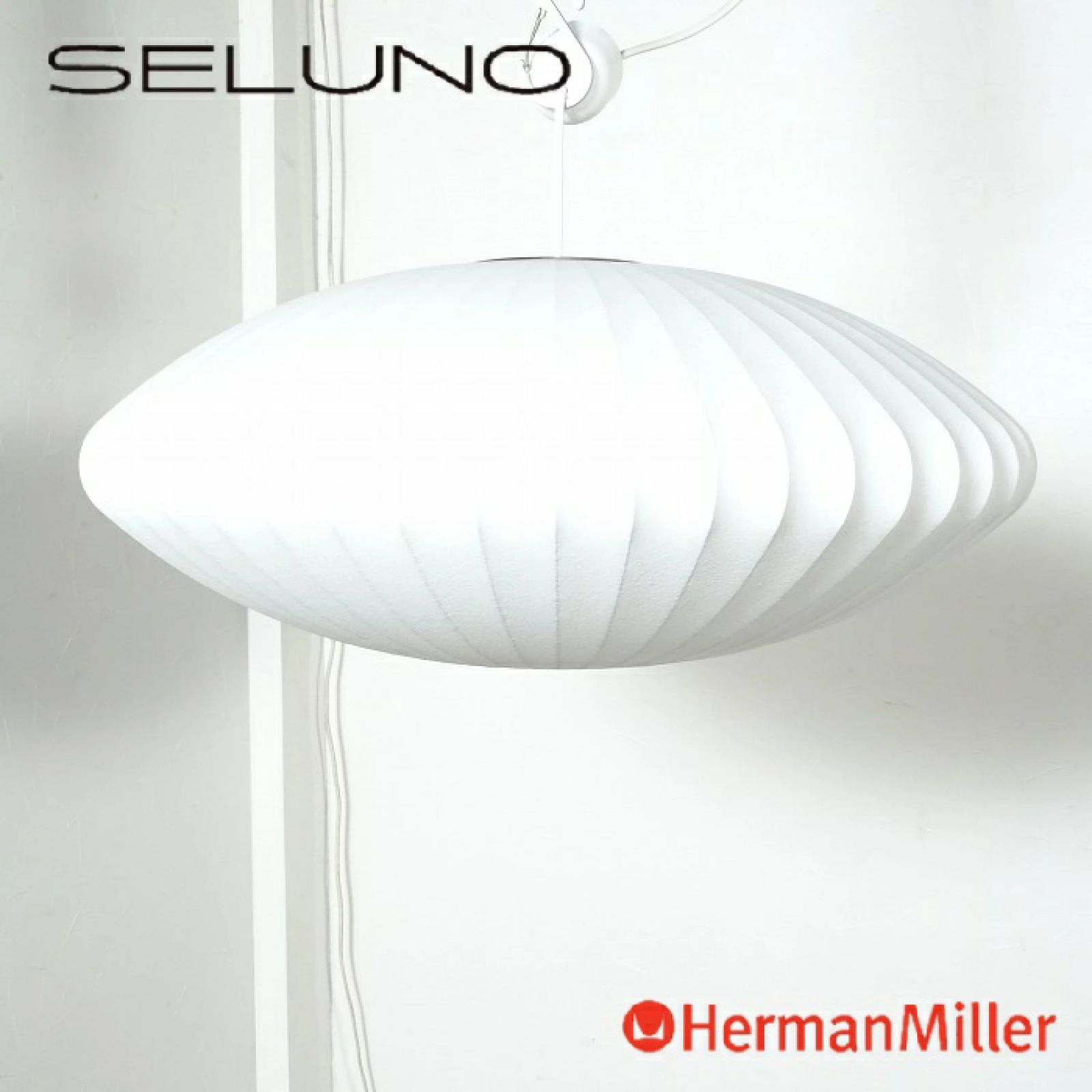 ◾︎SELUNO◾︎ 【展示超美品】Herman Miller(ハーマン ミラー) NELSON SAUCER BUBBLE / ネルソン ソーサー バブル ペンダントランプ M 11万 v165