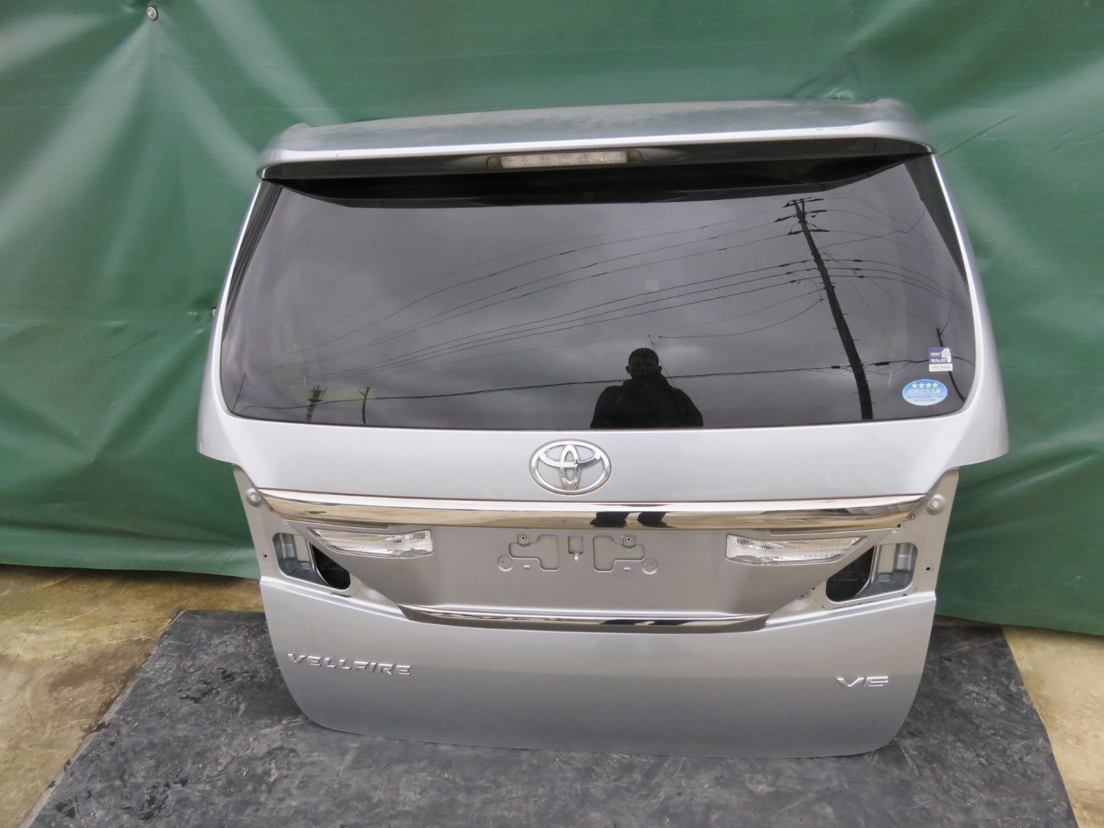 SFC2627 ヴェルファイア ANH20W ANH25W GGH20W GGH25W 後期 純正 パワーバックドア リアゲート トランク ハッチバック 灰色