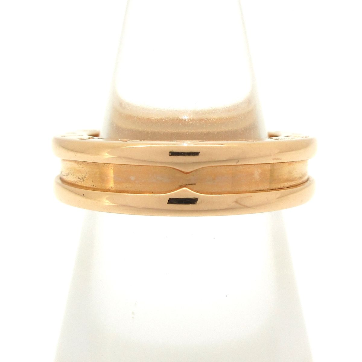 BVLGARI ブルガリ リング 48 B-zero1 K18PG 総重量 6.8g