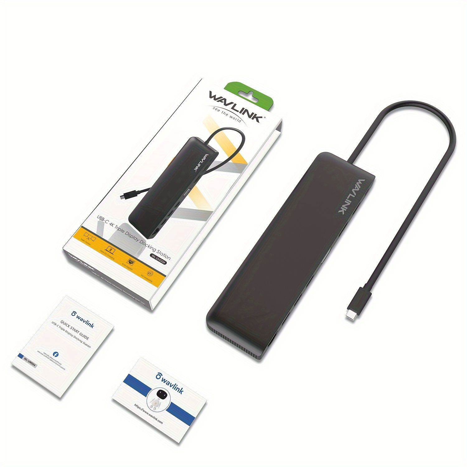 Wavlink USB C 12-in-1 ハブ|ドッキングステーション トリプルディスプレイ Type-C アダプター HDTV DisplayPort VGA 100W PD3.0 充電 PC用85W イーサネット MicroSD および SD カード