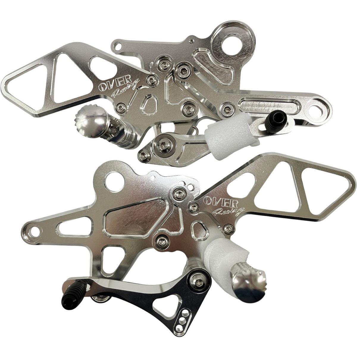 OVER Racing 51-80-01 4 POSITION BACK STEP 4 ポジション KAWASAKI Z650RS 22-23 用 カワサキ シルバー バイクパーツ オーバーレーシング H10462715
