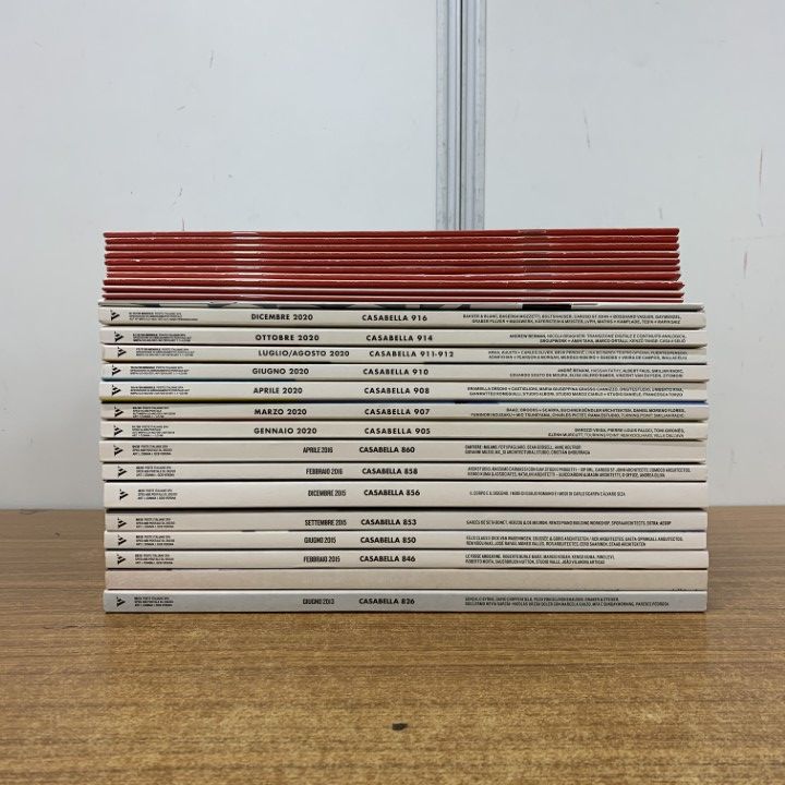 CASABELLA 雑誌セット カサベラ　洋書　建築 □01)【同梱不可】CASABELLA カザベラ 2013年～2020年 まとめ