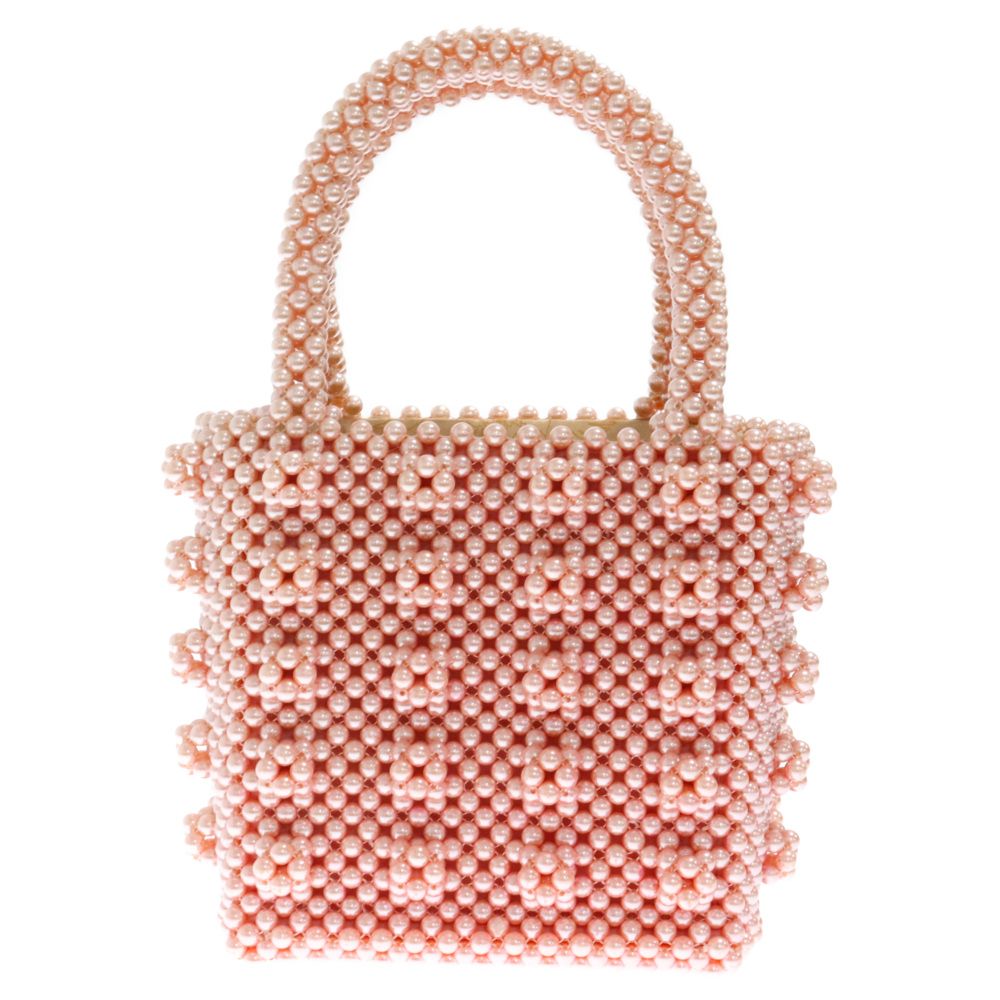 SHRIMPS （シュリンプス）パール　バッグ SHRIMPS (シュリンプス) パールデザインハンドバッグ - メルカリ