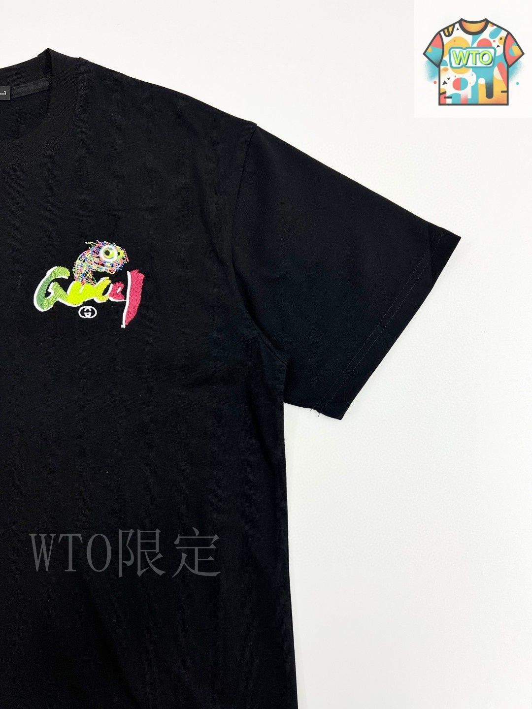 今日特価】GUCCI 25SS 刺繍 LOGO ショートスリーブ-3 - メルカリ
