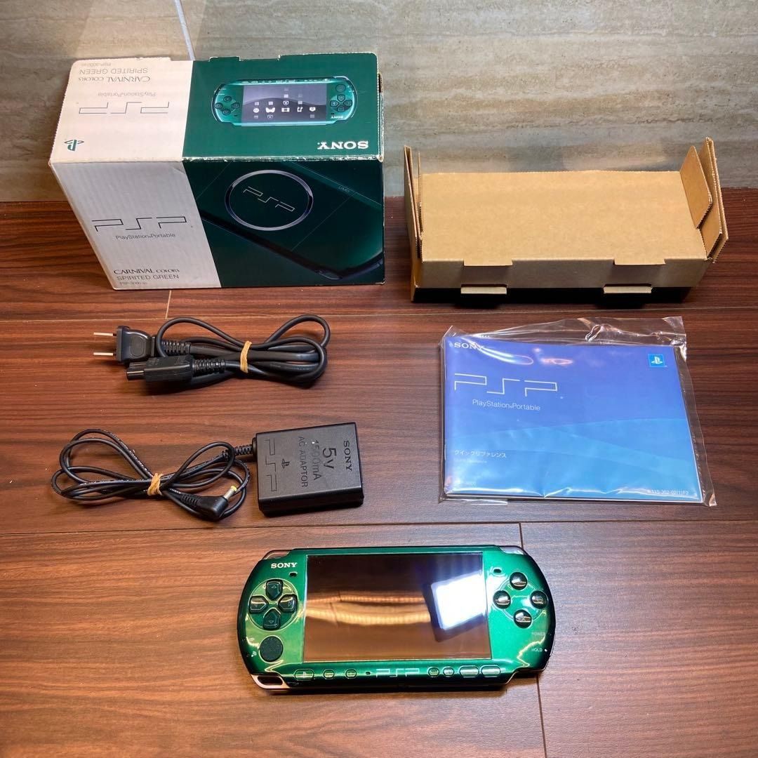 PSP 3000 本体 スピリティッドグリーン 4100